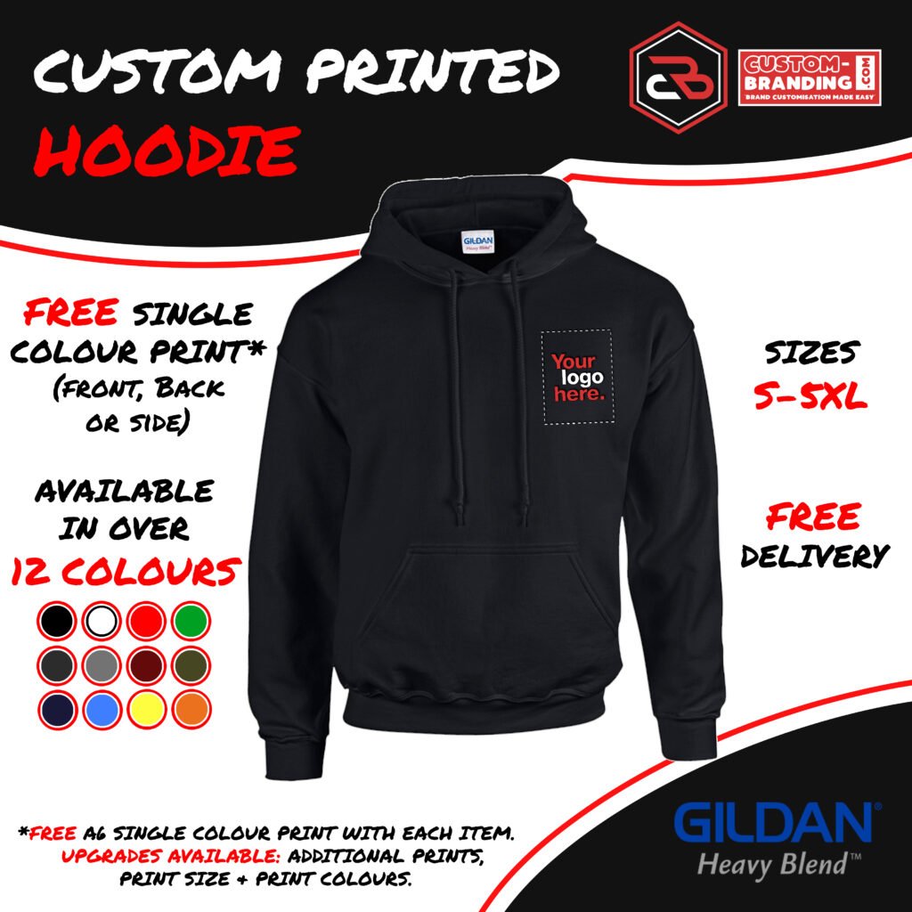 Gildan Hooded Sweatshirt Slide 1